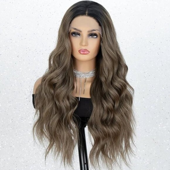 Ombre Brown Lace Wig - Picture 4 of 4